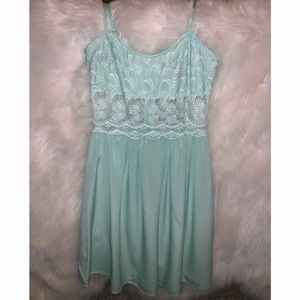 Mint Lace Sundress